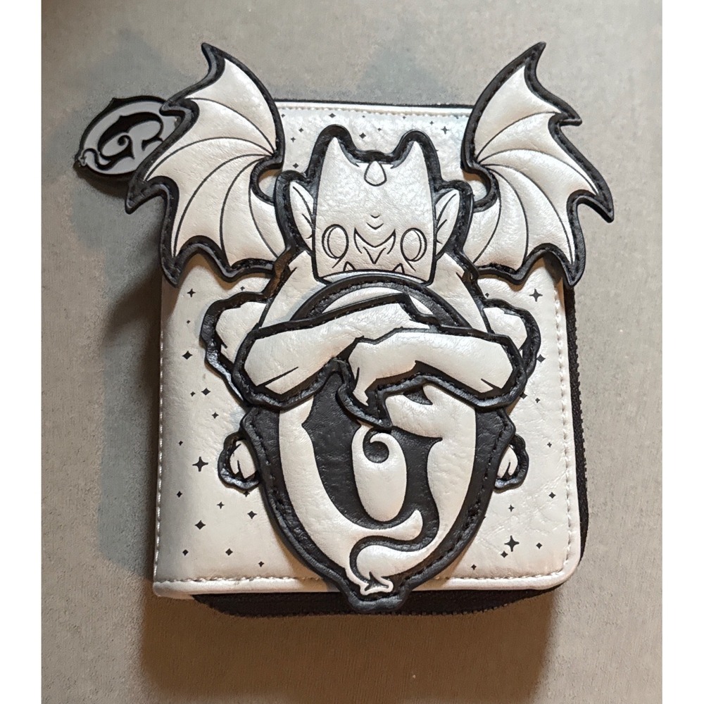 Loungefly Gideons Bakehouse 3D Gargoyle Winged Zip Around Wallet Disneyana 2025